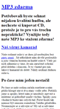 Mobile Screenshot of free-mp3.cz